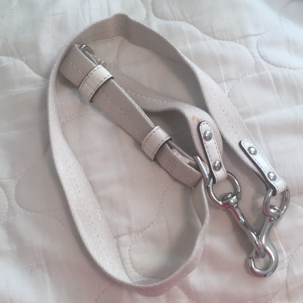 COACH Canvas & Leather Shoulder Bag Strap